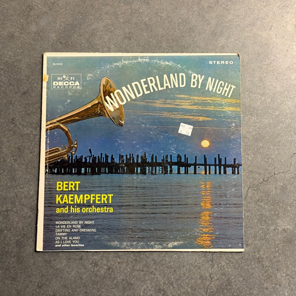 Bert Kaempfert Wonderland By Night Vinyl LP Decca DL 74101 Stereo Orchestra